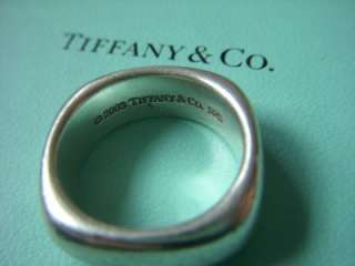 Tiffany & Co. Sterling Cushion Ring Size 8  