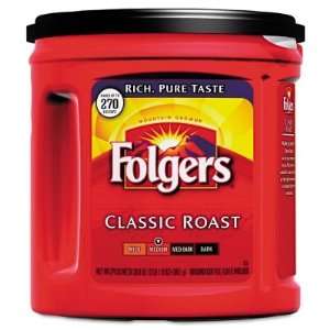 Folgers Classic Roast Regular Ground Coffee   6 / 33.9 oz.