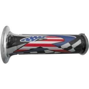   Bike Grips   R   Red/White/Blue , Color White, Color Red 01687 RUSA