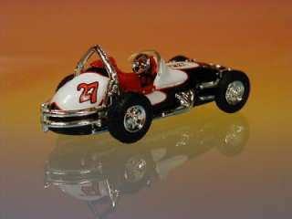 Hot Vintage Dirt Oval Track Sprint Car Limited Edition 1/64 Scale 
