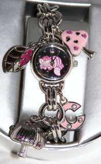 NEW Ladies DISNEY ALICE IN WONDERLAND Silver CHESHIRE CAT CHARMS 