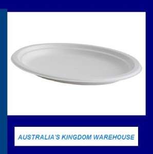   OVAL PLASTIC DISPOSABLE DINNER PLATES / PLATE BOWLS CUPS AVB  