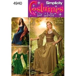 Simplicity Sewing Pattern 4940 Misses Costumes, ZZ (20 22 24 26)