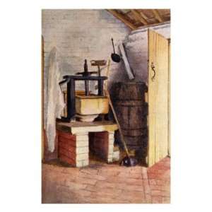 The old cheese press in the Chappells cottage at Rolleston by Kate 