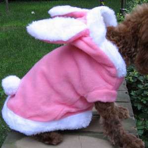 Funny Rabbit Style Dog Clothes Apparel Size S M L XL  