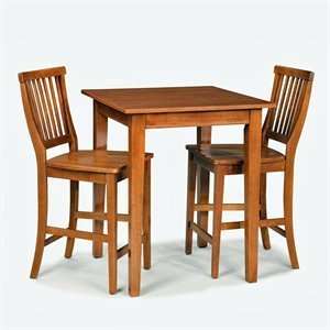  Home Styles Arts and Crafts 3 Piece Bistro Set in Cottage 