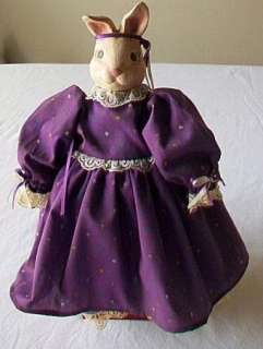 Brinns Collectible Porcelain Bunny Doll Figurie 1990  