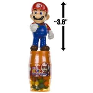 Mario Mini Figure Barrel Candy Container  Grocery 