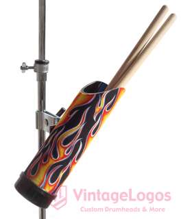 DANMAR Wicked Drum Stick Holder   Black or Flame color  