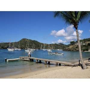 Jetty and Boats, Galleon Bay, Antigua, Leeward Islands, West Indies 