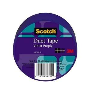 ROLLS Scotch Duct Tape PURPLE 1.88 x 20 yd Wholesale LOT crafts 