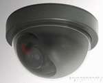 Mini Dome Dummy Camera wBlinking Red LED &Decal  