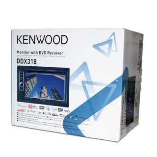 Kenwood DDX 318 6.1 TouchScreen DVD/CD/ Player 2011  