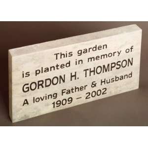  Tree or Memorial Garden Dedication Markers   Personalized 