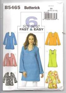 New sewing pattern Tunic Kurta Hijab Shirt easy 8 14 031664433484 