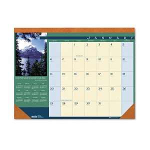   DoolittleTM Landscapes Photographic Monthly Desk Pad Calendar, 22 x 17
