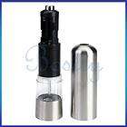 New Electric Stainless Steel Pepper Salt Mill / Grinder  