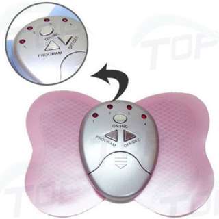 HOT Electronical Slimming Butterfly Body Muscle Massager Pink #P1