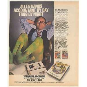  1983 Accountant Allen Banks Parker Brothers Frogger Video 
