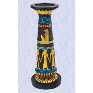 Egyptian Amenhotep statue candle stick holder sculpture (The Digital 
