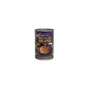  Amys Refried Beans With Green Chilis (12x15.4 OZ 