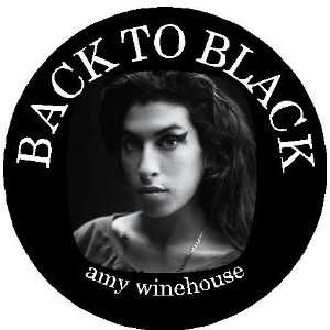 AMY WINEHOUSE ~ BACK TO BLACK Large 2.25 Pinback Button