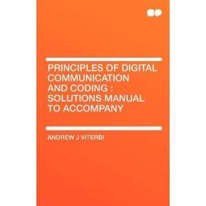    Solutions Manual to Accompany [Paperback] Andrew J Viterbi Books