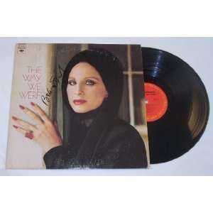 Barbra Streisand The Way We Were   Hand Signed Autographed Record 