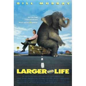   LARGER THAN LIFE ORIGINAL MOVIE POSTER BILL MURRAY 