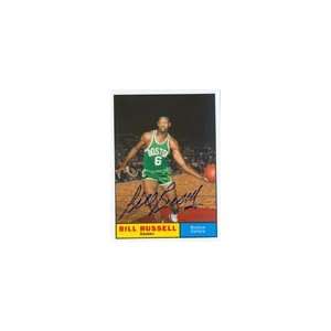  Bill Russell Autographed Topps BR61 Card Sports 