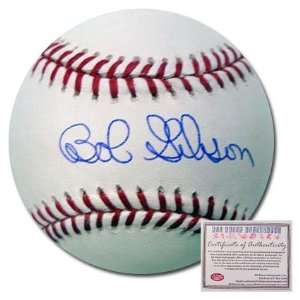 Bob Gibson St Louis Cardinals Hand Signed Rawlings MLB Baseball