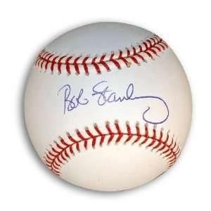  Bob Stanley Autographed/Hand Signed MLB Baseball Sports 