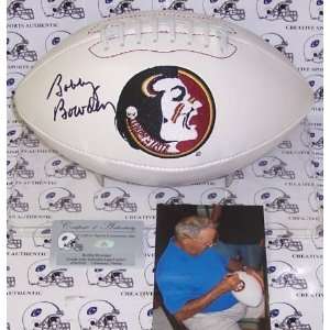 Creative Sports ALB BOWDEN Bobby Bowden Hand Signed Florida State 
