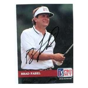  Brad Fabel autographed Trading Card (Golf) Everything 
