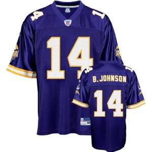 Brad Johnson Purple Reebok NFL Minnesota Vikings Toddler Jersey