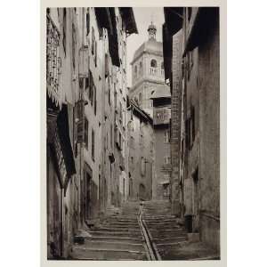   French Town Alps France   Original Photogravure