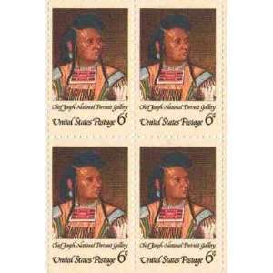 Chief Joseph Set of 4 x 6 Cent US Postage Stamps NEW Scot 1364