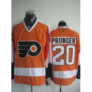 Chris Pronger Orange Hockey Jersey Nhl Philadelphia Flyers Xx large