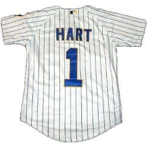 Corey Hart Majestic Authentic Milwaukee Brewers Retro Jersey   Size 44