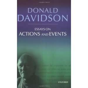   Essays of Donald Davidson) [Paperback] Donald Davidson Books