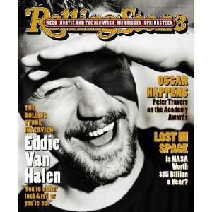  Rolling Stone Cover of Eddie Van Halen by unknown. Size 15 