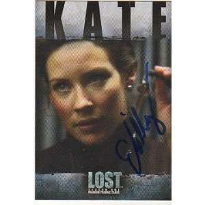  EVANGELINE LILLY Lost SIGNED TRADING CARD Toys & Games