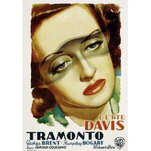   Italian 11x17 Bette Davis George Brent Humphrey Bogart