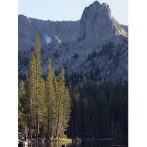 Crystal Crag above Lake George at Mammoth Lakes, California 