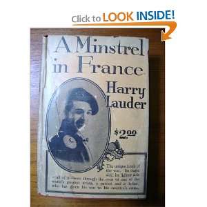 A Minstrel in France Harry Lauder Books