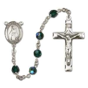  St. Hildegard Von Bingen Emerald Rosary Jewelry