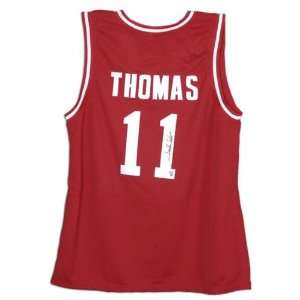 Isiah Thomas Detroit Pistons Autographed Jersey