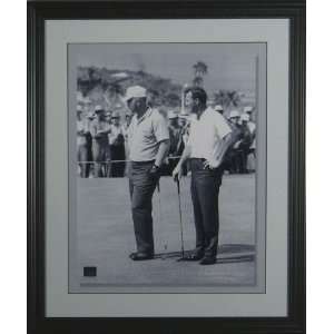  Jack Nicklaus & Arnold Palmer US Open Framed Golf Photo 
