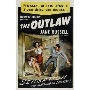   Movie B 27x40 Jane Russell Jack Buetel Walter Huston