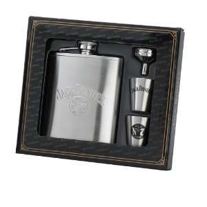 Jack Daniels 6 Ounce Flask/Shots/Funnel Gift Set